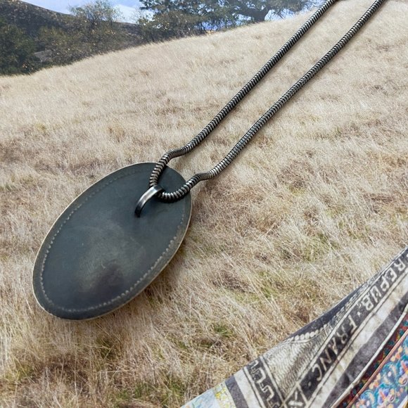 KIMYA JOYAS Artisan Hand Engraved Labradorite Sterling Silver Pendant is NWOT! - Picture 11 of 11